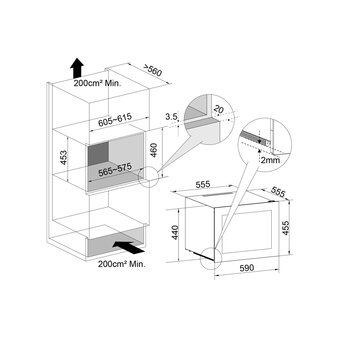  Встраиваемый холодильник винный Temptech OZ45SX 