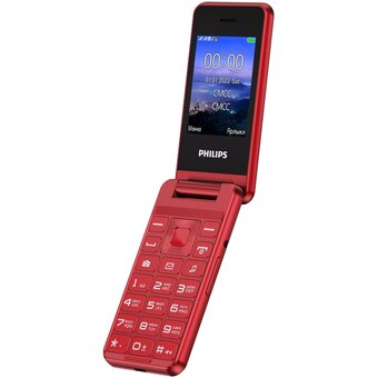  Мобильный телефон Philips E2601 Xenium (CTE2601RD/00) красный 