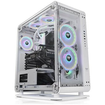  Корпус Thermaltake Core P6 TG CA-1V2-00M6WN-00 белый без БП ATX 18x120mm 12x140mm 2xUSB2.0 2xUSB3.0 audio bott PSU 