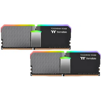  ОЗУ Thermaltake Toughram XG RGB R016R432GX2-3600C18A 64GB Black DDR4 3600 DIMM Non-ECC, CL18, 1.35V, Heat Shield, XMP 2 
