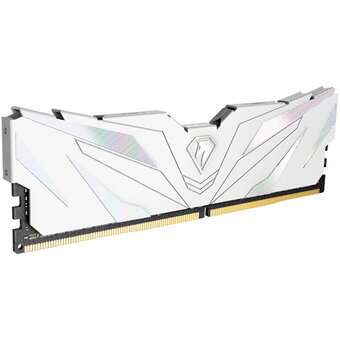  ОЗУ Netac Shadow II NTSWD4P26SP-16W DDR 4 DIMM 16Gb PC21300, 2666Mhz, C19 White, с радиатором 