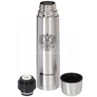  Термос Daniks SL-100Z серебристый 