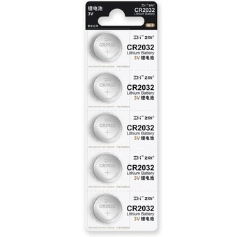  Батарейки Xiaomi ZMI Button Battery CR2032 (5 шт.) 