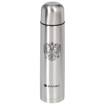  Термос Daniks SL-100Z серебристый 