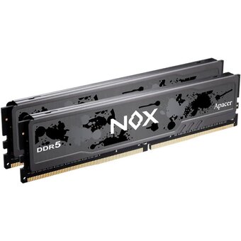  ОЗУ Apacer AH5U32G52C502MBAA-2 DDR5 32GB Kit (2x16Gb) 5200 MT/s CL38 NOX w/HS RP 