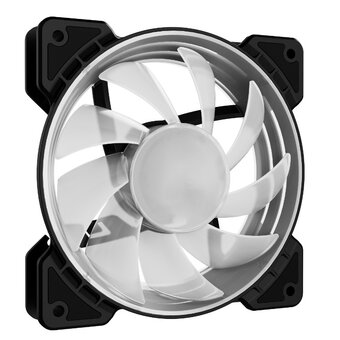  Вентилятор Powercase (M6-14-LED) 5 color LED 140x140х25мм Bulk 