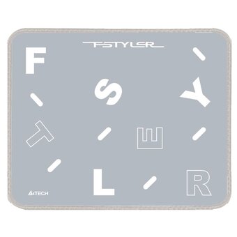  Коврик для мыши A4Tech FStyler FP25 (FP25 SILVER) серый/белый 