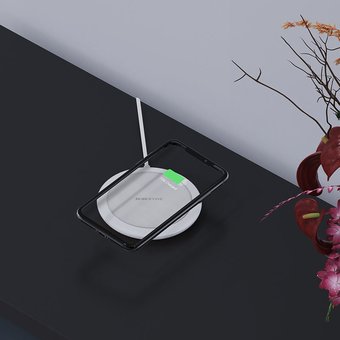  Беспроводная зарядка Borofone BQ6 Boon 15W wireless fast charger, white 