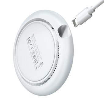  Беспроводная зарядка Borofone BQ6 Boon 15W wireless fast charger, white 