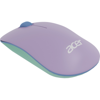  Мышь Acer OMR200 (ZL.MCEEE.021) оптическая беспроводная USB зеленый/фиолетовый 
