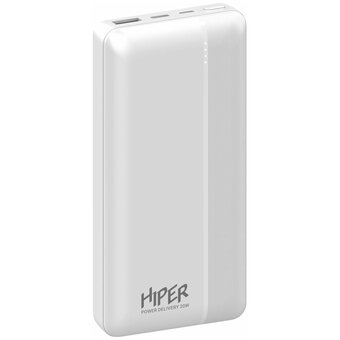  Внешний аккумулятор Hiper MX Pro 20000 (MX Pro 20000 White) 20000mAh 3A QC PD 1xUSB белый 