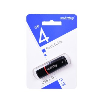  USB-флешка Smartbuy 4GB Crown Black 