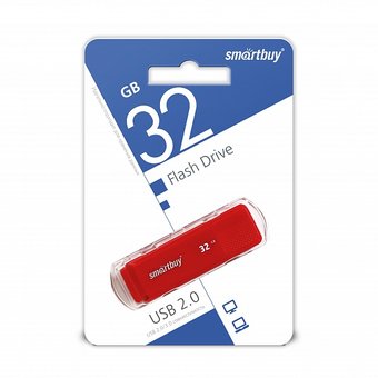  USB-флешка Smartbuy 32GB Dock Red 