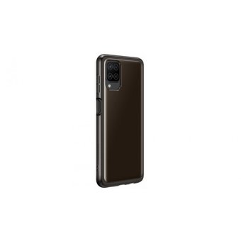  Чехол (клип-кейс) Samsung для Samsung Galaxy A12 Soft Clear Cover черный (EF-QA125TBEGRU) 