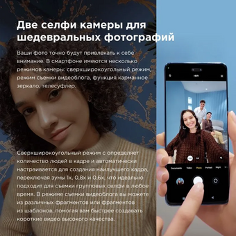  Смартфон Xiaomi 13 Lite (MZB0CW5RU) 8/256GB Black 