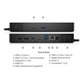  Док-станция Dell WD22TB4 (WD22-TB4) 180Вт 