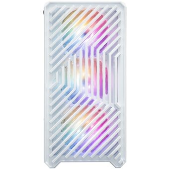  Корпус 1STPLAYER Trilobite T5 White (T5-WH-4F1-W)/mATX, TG/4x120mm LED fans inc. 