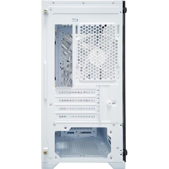  Корпус 1STPLAYER Trilobite T5 White (T5-WH-4F1-W)/mATX, TG/4x120mm LED fans inc. 