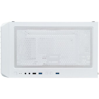  Корпус 1STPLAYER Trilobite T5 White (T5-WH-4F1-W)/mATX, TG/4x120mm LED fans inc. 