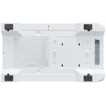  Корпус 1STPLAYER Trilobite T5 White (T5-WH-4F1-W)/mATX, TG/4x120mm LED fans inc. 