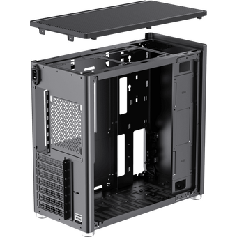  Корпус GameMax MeshBox Black ATX case, w/o PSU, w/1xUSB3.0+1xType-C, 1xCombo Audio 