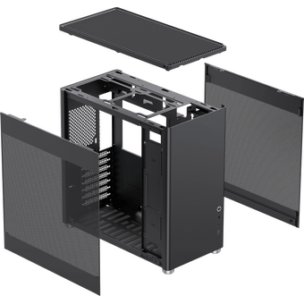  Корпус GameMax MeshBox Black ATX case, w/o PSU, w/1xUSB3.0+1xType-C, 1xCombo Audio 