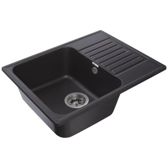  Мойка GranFest Quarz GF-Z13 гранит, черный 