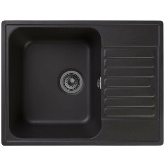  Мойка GranFest Quarz GF-Z13 гранит, черный 