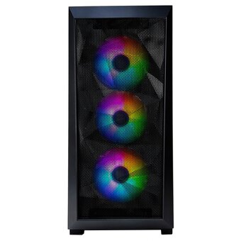  Корпус XILENCE Xilent Breeze Performance A+ X712.RGB (XG131) ATX, Black, 2xUSB3.0, FrontT 3x120mm ARGB, Rear 1x120mm 