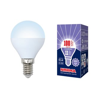  Лампа светодиодная Volpe UL-00003830 LED-G45-11W/DW/E14/FR/NR 