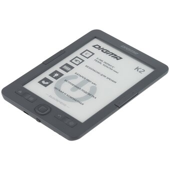  Электронная книга Digma K2 (K2G) темно-серый 