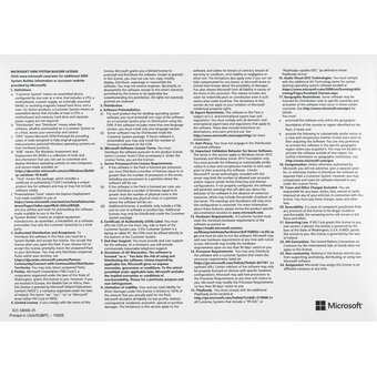  Операционная система Microsoft Windows 10 Professional (FQC-08930) 64 bit English OEM 