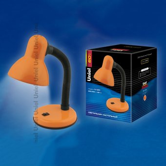  Лампа настольная Uniel TLI-201 оранжевый 