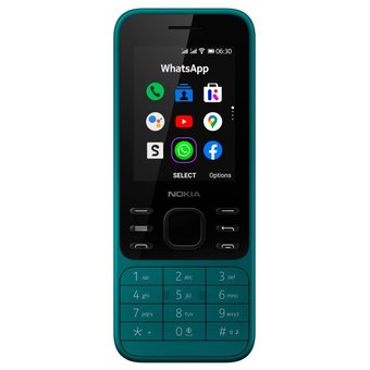  Мобильный телефон NOKIA 6300 4G DS (TA-1294) Cyan/бирюзовый 