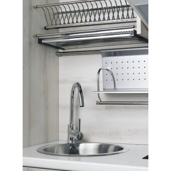  Смеситель для кухни Oulin OL-8006 хром 