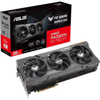  Видеокарта Asus AMD Radeon RX 7900XT (TUF-RX7900XT-O20G-GAMING) PCI-E 4.0 20480Mb 320 GDDR6 2175/20000 HDMIx1 DPx3 HDCP Ret 