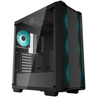  Корпус Deepcool CC560 (R-CC560-BKGAA4-G-1) (ATX, без БП, 4x120 LED Fan, Боковое окно, 1xUSB3.0, 1xUSB2.0) 