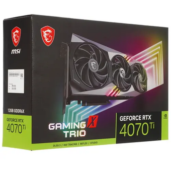  Видеокарта MSI GeForce RTX 4070 Ti ( RTX 4070 Ti GAMING X TRIO 12G) DP*3/HDMI/ATX/TRI FROZR 3 