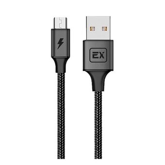  Дата-кабель Exployd EX-K-501 USB microUSB 1М Classic круглый чёрный 