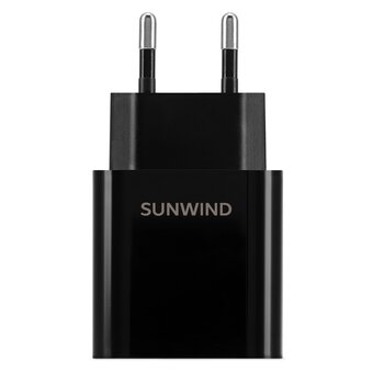  СЗУ SunWind SWWA2 (SWWA2H0100BK) 20W 3A (PD) USB-C черный 