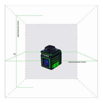  Лазерный уровень ADA CUBE 360 Green Basic Edition (A00672) 