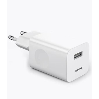  СЗУ Baseus (CCALL-BX02) Quick Charger 3А Max, white 