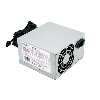  Блок питания CBR (PSU-ATX450-08EC) ATX 450W, 8cm fan, 20+4pin/1*4pin/1*IDE/2*SATA, кабель питания 1.2м 