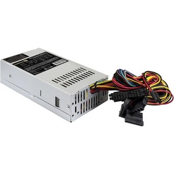  Блок питания Exegate F400AS EX292233RUS 400W (Flex ATX, for ITX case, APFC, КПД 80 (80 PLUS), 4cm fan, 24pin, 4pin, 3xSATA, 2xIDE) 