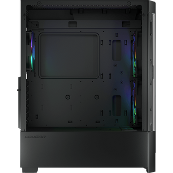  Корпус Cougar Duoface RGB, 2х140мм + 1x120mm ARGB Fan, ARGB Fan Hub, без БП, черный, ATX 