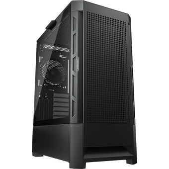  Корпус Cougar Airface, 1x120mm Fan, без БП, черный, ATX 