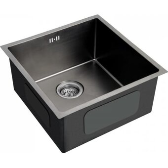  Мойка Emar EMB-112 PVD Nano Dark нерж, вороненая сталь 
