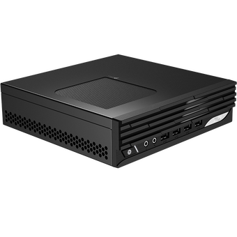  Неттоп MSI Pro DP21 13M-607RU (9S6-B0A421-607) PG G7400/4Gb/SSD128Gb UHDG 710/W11Pro/черный 