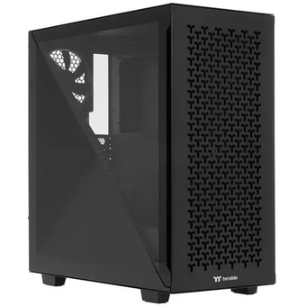  Корпус Thermaltake Divider 300 TG Air CA-1S2-00M1WN-02 Black/Win/SPCC/Tempered Glass*1/Mesh Front Panel/120mm Standard Fan*2 