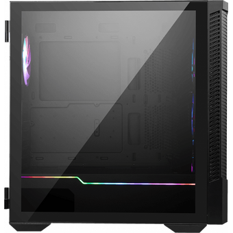  Корпус MSI MPG Velox 100R 2xUSB 3.0, 1xType C, 4x120mm ARGB Fan, ARGB Control Board, Tempered Glass Window, Glass Front Panel, Brown Box 